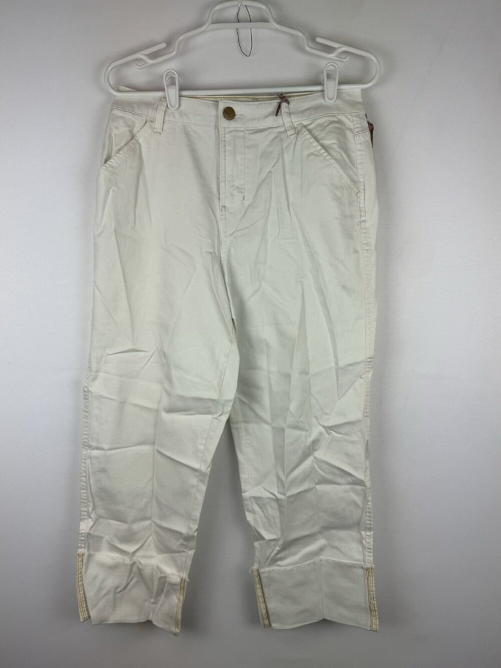 JAG Womens Eden Wide Calf Jean White 10